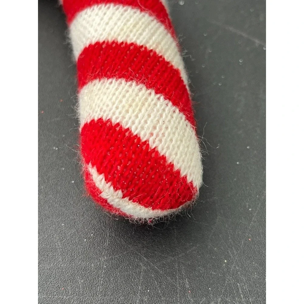 Pottery Barn Knit Sweater Candy Cane Christmas Festive Holiday Modern Classic